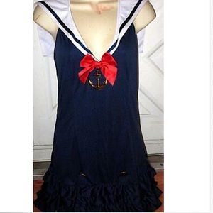Sailor girl dress Halloween Costume. Size Medium